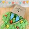 Easter Baskets Bunny Bags Burlap Rabbit Tote Bags Pink for Eggs Hunt Kids Toddler Boys Girls